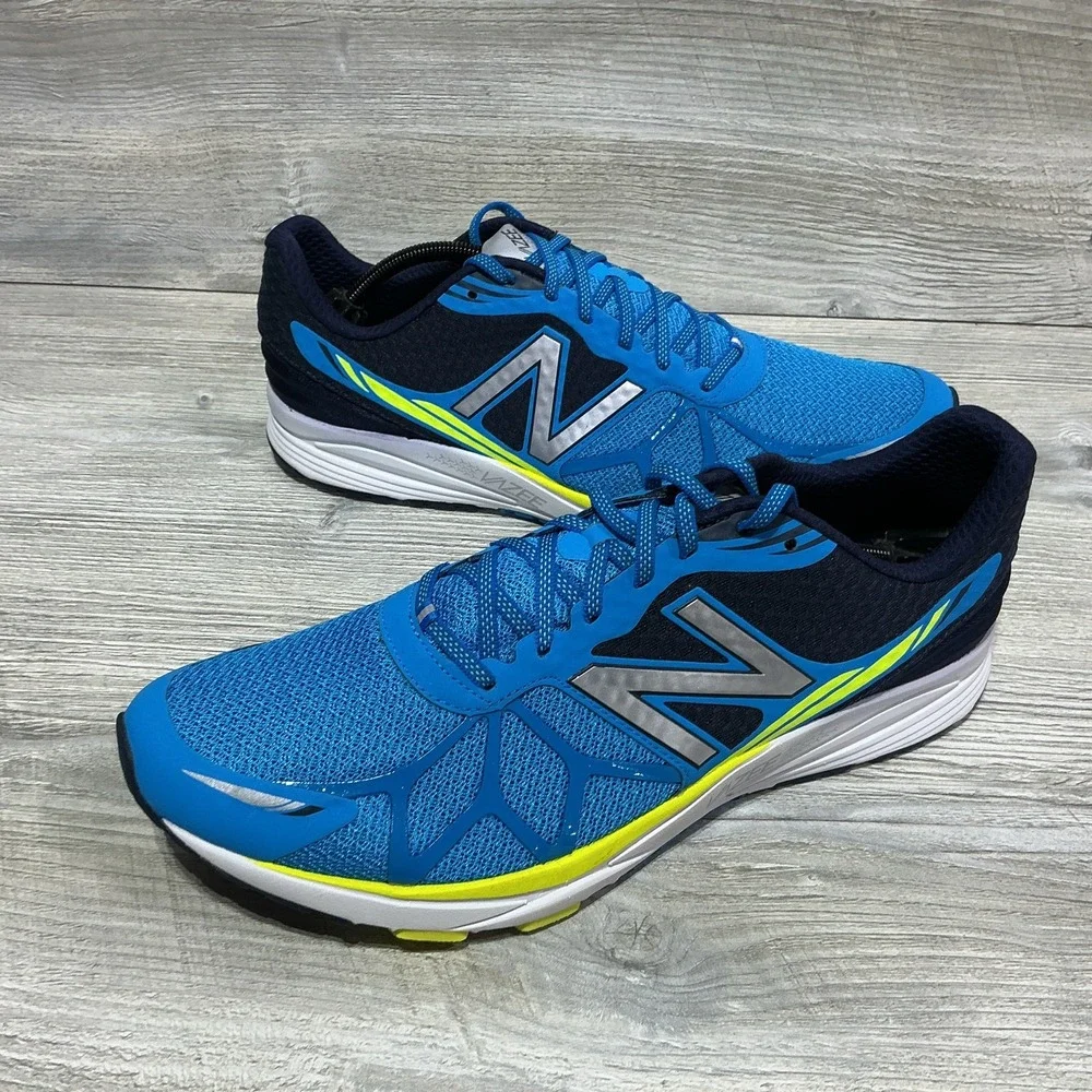 New Balance Vazee Pace MPACEBY Blue Yellow Running Shoes Sneakers Men's 14 D